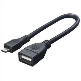 USBAB/MCA20 (81853) USB A(メス)-microUSB(オス) 変換ケーブル 20cm ☆4個まで￥300ネコポス対応可能！