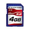 SD 4GB (非SDHC) SP004GBSDC080V10
