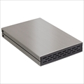 OWL-ESL25U32C-SI2 （シルバー） 放熱性に優れたアルミボディ！USB3.2 Gen2 Type-C対応 2.5インチHDD/SSDケース　黒角