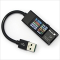 RT-USBVAC8QC 出力OFFタイマー機能搭載 QC3．0対応 メタル筐体 USB簡易電圧・電流チェッカー 多機能カラー表示