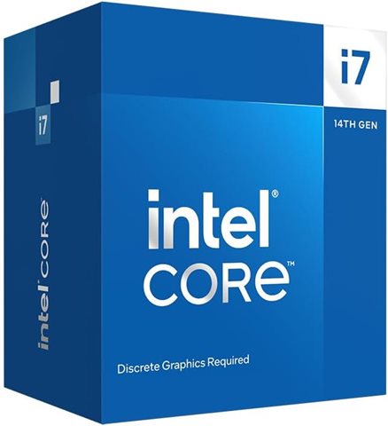 Core i7-14700F  2.1(5.3)/1.5(4.2)GHz / 20(8+12)コア 28スレッド / Turbo Boost Max 3.0 5.4GHz / スマートキャッシュ33MB / 内蔵グラフィックス非搭載 / TDP65W ※F型番は内蔵グラフィックスは搭載されておりません。