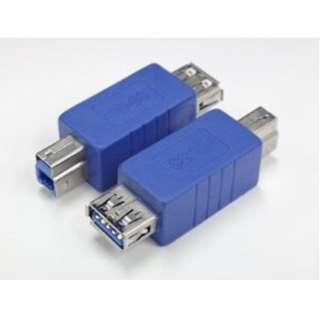USB3AB-BA (87114) USB3．0 A（メス）-B（オス) 変換アダプタ ☆6個まで￥300ネコポス対応可能！