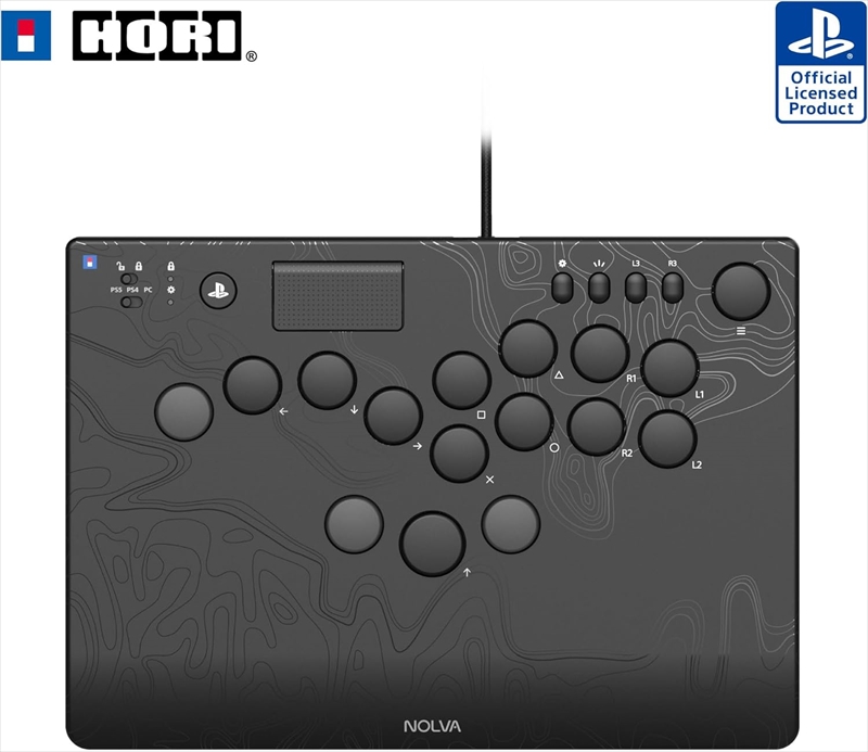SPF-049 NOLVA Mechanical All-Button ArcadeController for PlayStation5、WindowsPC 4月24日発売