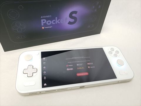 AYANEO Pocket S Android 1440P （Snapdragon G3xG2/6.0/16GB/1TB） 無刻印アイスソウルホワイト 各サイトで併売につき売切れのさいはご容赦願います。