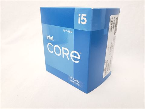 Core i5-12400 BOX (P-core 6(2.5GHz)/12スレッド/Single P Turbo(4.4 