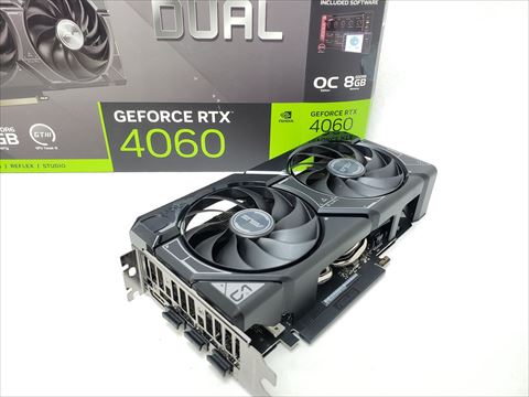 DUAL-RTX4060-O8G 各サイトで併売につき売切れのさいはご容赦願います。