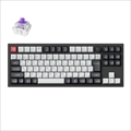 Q3H-M1-JIS Q3 HE マグネットスイッチ搭載 QMKワイヤレス・カスタムメカニカルキーボード - RGB - JIS配列（テンキーレス）- カーボンブラック / Gateron ダブルレール・マグネティックスイッチ Nebula（ホットスワップ）