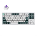 Q3H-P1-JIS Q3 HE マグネットスイッチ搭載 QMKワイヤレス・カスタムメカニカルキーボード - RGB - JIS配列（テンキーレス）- シェルホワイト / Gateron ダブルレール・マグネティックスイッチ Nebula（ホットスワップ）
