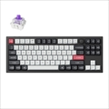 Q3H-M1-US Q3 HE マグネットスイッチ搭載 QMKワイヤレス・カスタムメカニカルキーボード - RGB - US配列（テンキーレス）- カーボンブラック / Gateron ダブルレール・マグネティックスイッチ Nebula（ホットスワップ）