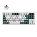 Q3H-P1-US Q3 HE マグネットスイッチ搭載 QMKワイヤレス・カスタムメカニカルキーボード - RGB - US配列（テンキーレス）- シェルホワイト / Gateron ダブルレール・マグネティックスイッチ Nebula（ホットスワップ）