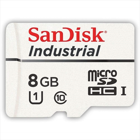 SDSDQAF3-008G-I バルク プラケース入り  ※Sandisk Industrial Micro SD (監視カメラ用途及び産業用途高耐久性、連続稼働向けマイクロSD） ☆6個まで￥300ネコポス対応可能！