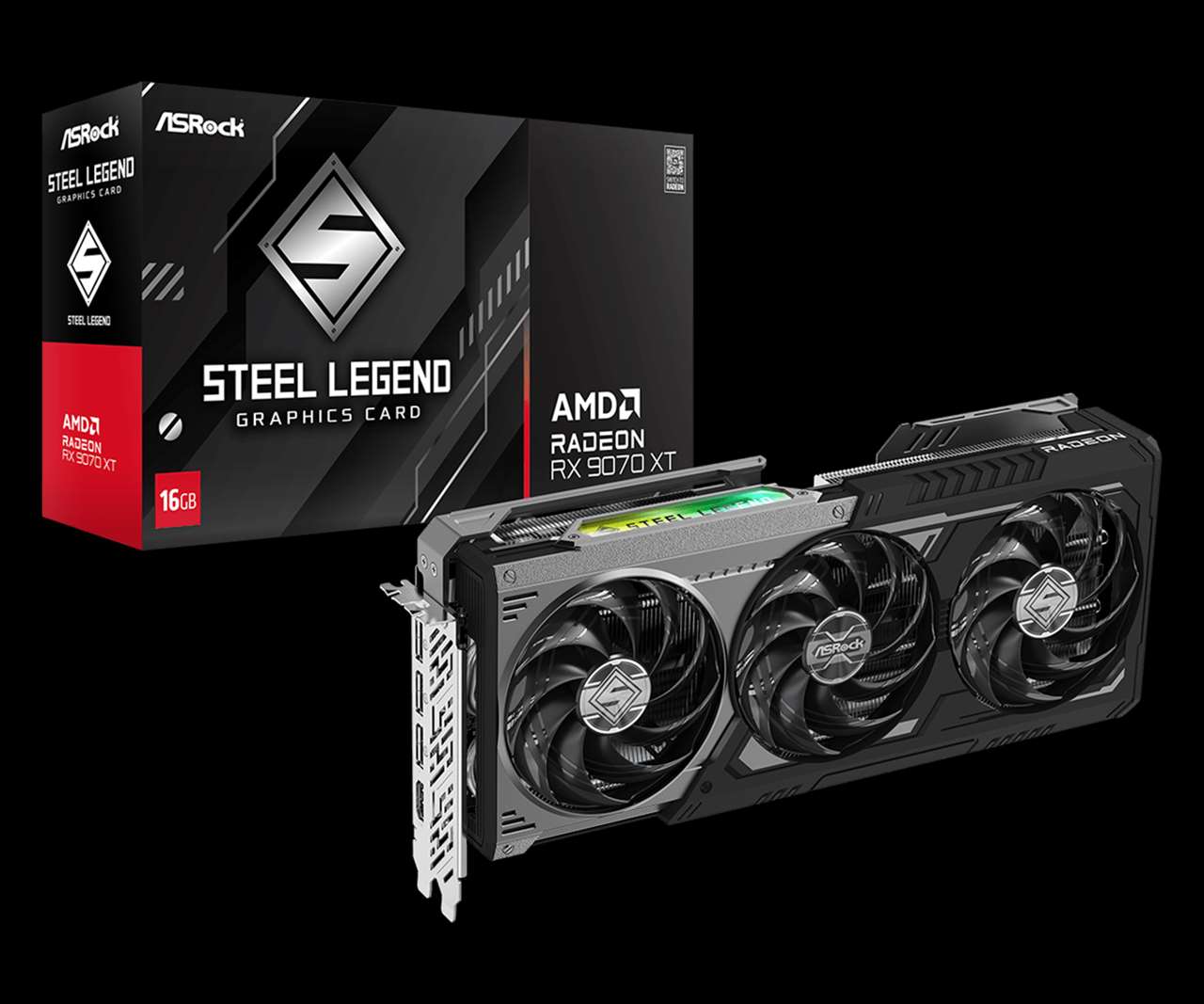 グラフィックボード・グラボ・ビデオカード Radeon RX 9070 XT Steel Legend Dark Amazon.com: ASRock AMD Radeon RX 9070 XT Steel Legend Dark