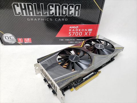 Radeon RX 5700 XT Challenger D 8G OC 各サイトで併売につき売切れのさいはご容赦願います。
