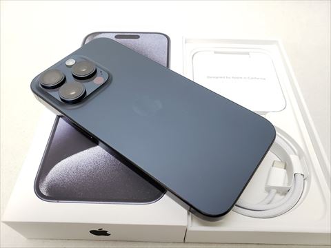 iPhone15 Pro 128GB ブルーチタニウム /MTUA3J/A 【国内版 SIMFREE】 各サイトで併売につき売切れのさいはご容赦願います。