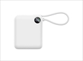 L-MC-1 コンパクトモバ充 10000mAh PD対応 Type-Cケーブル付 ホワイト