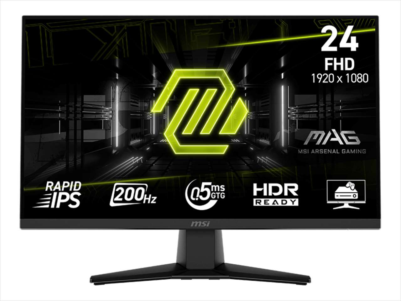 未使用　200hz MSI MAG 242F ゲーミングモニター 24インチ MAG-242F | 22インチ以上24インチ未満 | 液晶モニター