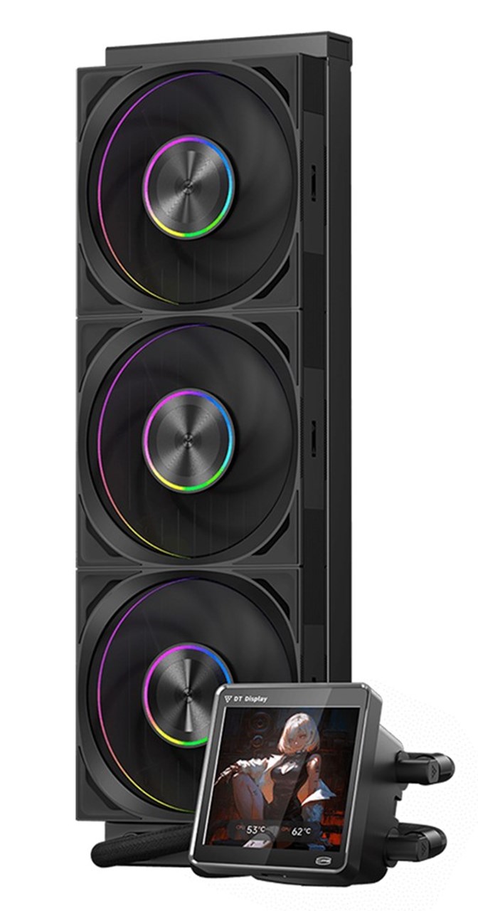 Deepcool R-LQ360-BKLSMW-G-1 LQ360/ 360mm水冷CPUクーラー/ CPU動作