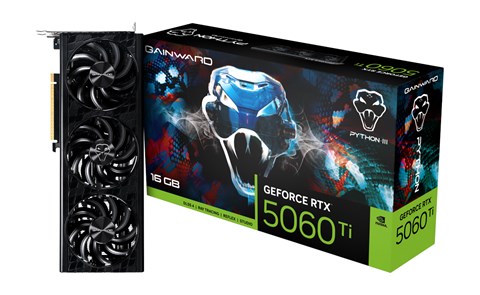 NE7506T019T1-GB2061T GAINWARD RTX 5060 Ti PYTHON III 16GB GDDR7 128bit 3-DP HDMI