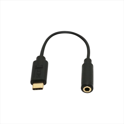 SAD-CE04/BK USB Type-C オーディオ変換ケーブル DAC内蔵タイプ ☆3個まで￥250クリックポスト対応可能！