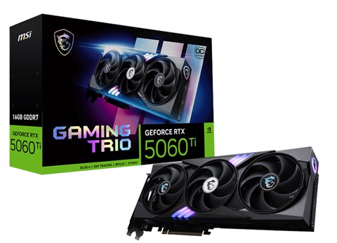 GeForce RTX 5060 Ti 16G GAMING TRIO OC