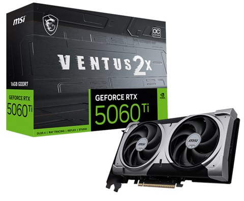 GeForce RTX 5060 Ti 16G VENTUS 2X OC PLUS