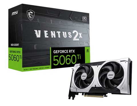 GeForce RTX 5060 Ti 8G VENTUS 2X OC PLUS