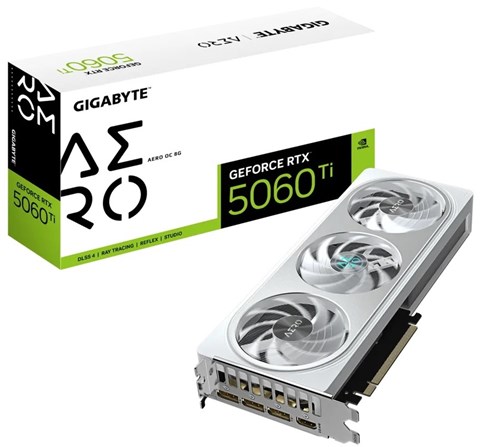 GV-N506TAERO OC-8GD GeForce RTX 5060 Ti AERO OC 8G