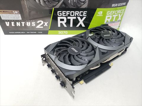【難あり】 GeForce RTX 3070 VENTUS 2X OC 各サイトで併売につき売切れのさいはご容赦願います。