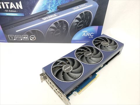 Intel Arc A770 TITAN OC Edition SA770T-16GOC 各サイトで併売につき売切れのさいはご容赦願います。