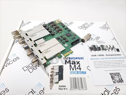 【返品不可】Max M4 4xマルチバンドチューナーTVカード 各サイトで併売につき売切れのさいはご容赦願います。