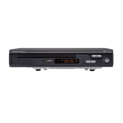 GH-DVP1M-BK DVDﾌﾟﾚｰﾔｰ HDMI対応 ﾌﾞﾗｯｸ