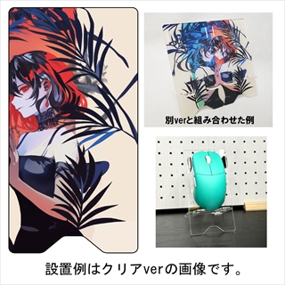 PCワンズ オリジナルアクリルマウススタンド リーフレッド