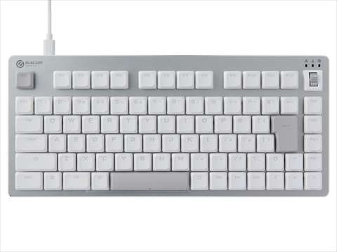 ELECOM GAMING TK-VK720ALWH-EN 英語配列 ホワイト 当店登録ユーザーはさらにお得に！