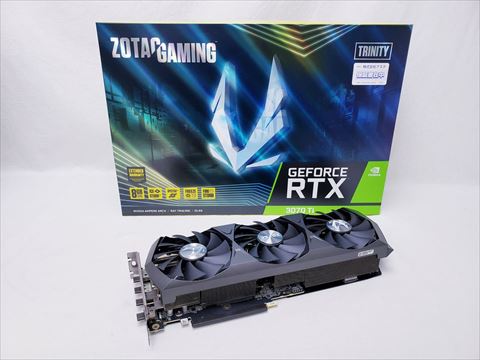 ZTRTX3070TITRINITY-8GB/ZT-A30710D-10P ZOTAC GAMING GeForce RTX 3070 Ti Trinity 各サイトで併売につき売切れのさいはご容赦願います。