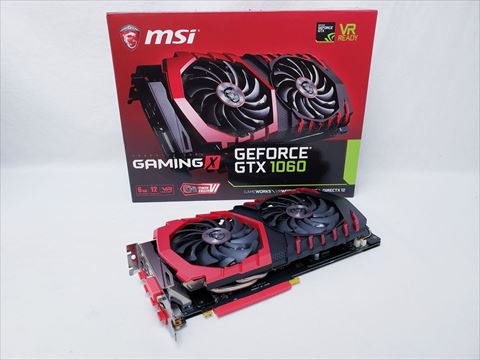 GeForce GTX 1060 GAMING X 6G 各サイトで併売につき売切れのさいはご容赦願います。