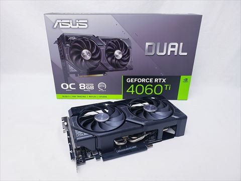 DUAL-RTX4060TI-O8G 各サイトで併売につき売切れのさいはご容赦願います。