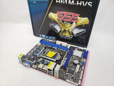 H61M-HVS 各サイトで併売につき売切れのさいはご容赦願います。