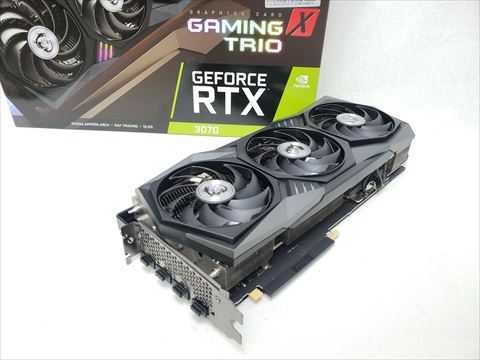GeForce RTX 3070 GAMING X TRIO 各サイトで併売につき売切れのさいはご容赦願います。