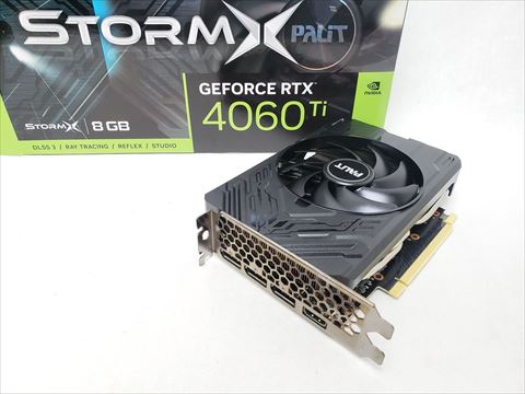 GeForce RTX 4060 Ti StormX 8GB /	NE6406T019P1-1060F 各サイトで併売につき売切れのさいはご容赦願います。