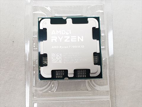 Ryzen7 7800X3D バルク (8C/16T、4.2Ghz(最大5.0)、120W、L2+L3 Cache 104MB、Radeon Graphics ) 各サイトで併売につき売切れのさいはご容赦願います。