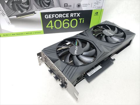 GeForce RTX 4060 Ti 8GB VERTO ダブルファン VCG4060T8DFXPB1 各サイトで併売につき売切れのさいはご容赦願います。