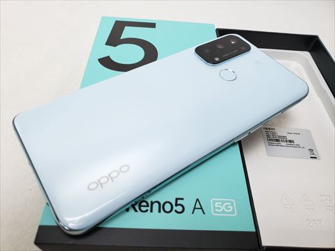 OPPO Reno5 A アイスブルー /CPH2199 【楽天版 SIMFREE】 各サイトで併売につき売切れのさいはご容赦願います。