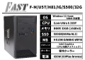 F-M/U5T/H81/IG/S500/32G（省電力CPU搭載モデル）