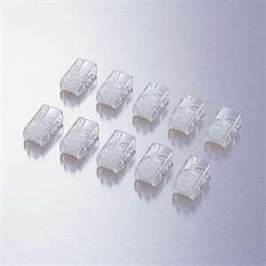 LD-RJ45TY10 (CAT5E対応RJ45コネクタより線10個) ☆6個まで￥250クリックポスト対応可能！