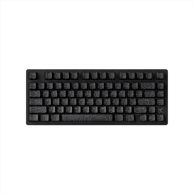 MCHOSE Jet 75 ラピッドトリガーキーボード Black Topographic MC-Jet75-10