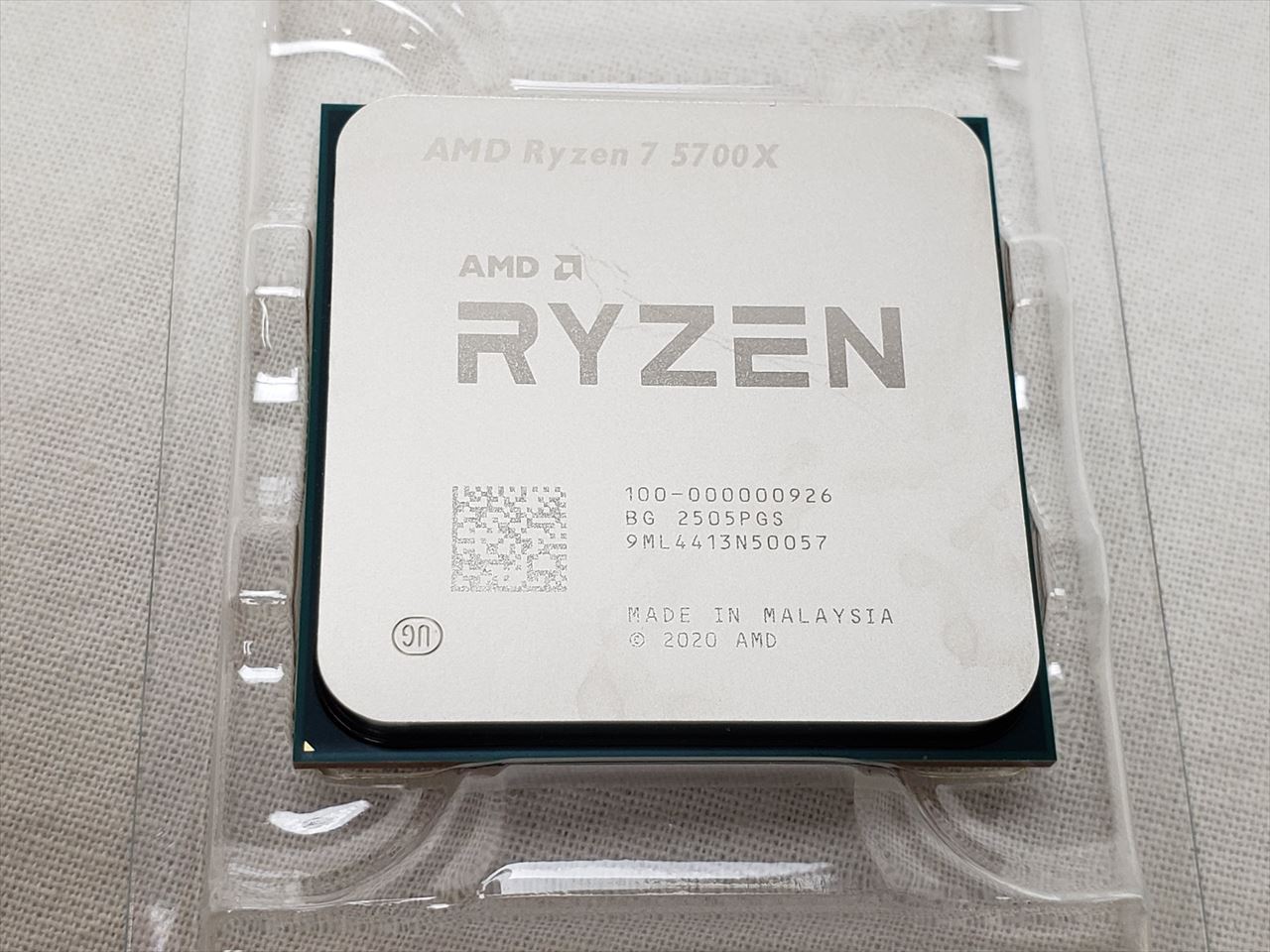 動作確認済 AMD Ryzen 7 5700X Socket AM4(CPUのみ) グリス付き