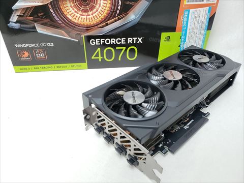 GV-N4070WF3OC-12GD 各サイトで併売につき売切れのさいはご容赦願います。