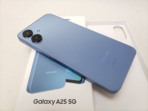 SCG33 ブルー /Galaxy A25 5G 【au SIMFREE】 各サイトで併売につき売切れのさいはご容赦願います。