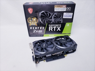 GeForce RTX 3050 VENTUS 2X XS 8G OC 各サイトで併売につき売切れのさいはご容赦願います。
