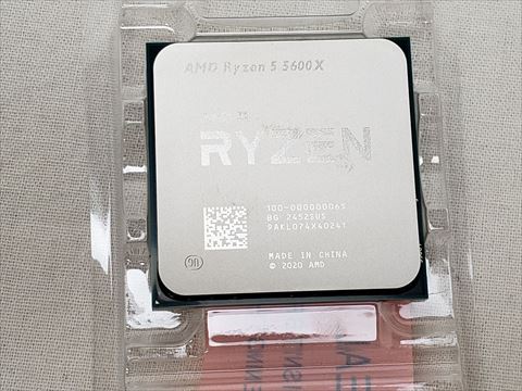Ryzen 5 5600X バルク (6C12T/3.7GHz（4.6）/65W/L3 Cache 32MB) 各サイトで併売につき売切れのさいはご容赦願います。